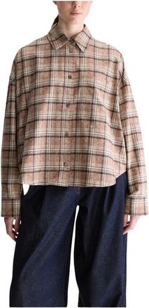 Bellerose Jaxie Shirt - Dames - Overhemden - Beige - M - Overhemden