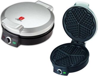 Trade Shop Trade Shop - Piastra Elettrica Per Waffle Antiaderente 1000w Waffel Cialde Crepes Ks-506