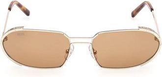 GCDS Occhiali da sole - unisex - Zonnebrillen - Geel - 60 MM - Accessoires