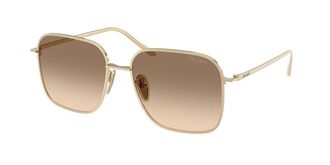 Prada PR C54SD Asian Fit ZVN50T Womens Sunglasses Gold Size 54