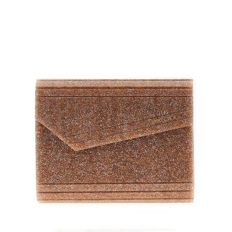 Jimmy Choo London Candy glittered clutch Woman One Size