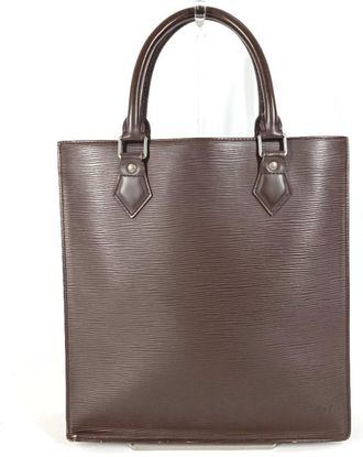 Louis Vuitton Epi Brown Moka Epi Leather Handbag Tote Bag (Pre-Owned)