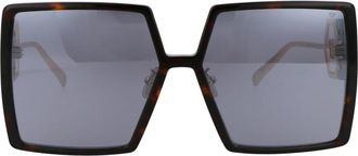 Philipp Plein Stijlvolle zonnebril Spp 028M - Dames - Zonnebrillen - Bruin - 61 MM - Accessoires