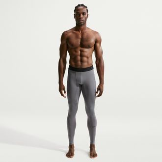 Nike Mens Nike Pro Dri-FIT Fitness Tights in Grey | FB7952-084