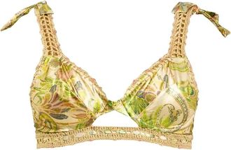 Del Maar Aru Double-Sided Bikini Top - Dames - Bikinis - Groen - L - Badmode