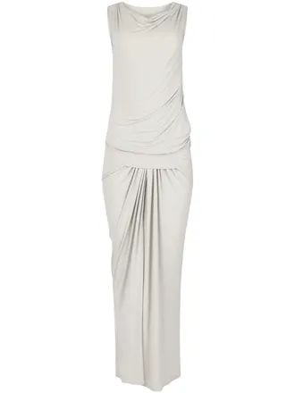Entire studios Draped Midi Dress with Soft Flowing Fabric