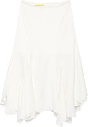 Marques Almeida Handkerchief-Hem Skirt - Womens - Cotton/Linen/Flax/Viscose