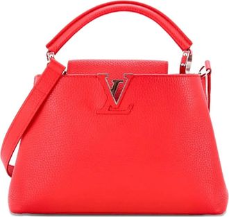 Louis Vuitton Capucines Bag Leather BB satchel - Rosso