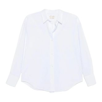 Saint Barth Shirts, female, White, Size: XS Cristal Long Sleeve Shirt