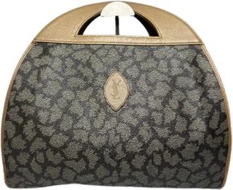 Saint Laurent Pre-owned Handbags, female, Gray, Size: ONE SIZE Pre-owned Handbag