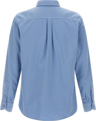 Tom Ford Cotton-Silk Faille Shirt - Blue