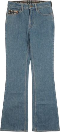 Burberry Flared Jeans - Dames - Flared Jeans - Blauw - W27 - Denim - Jeans