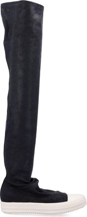 Rick Owens Black Over-the-knee Sneakers