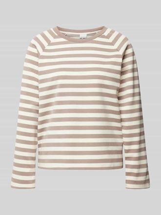 Ichi Longsleeve mit Rundhalsausschnitt Modell ITIRA in Taupe, Größe XL