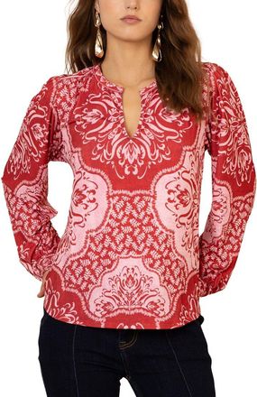 Hale Bob Hale Bob Addyson Long Sleeve Blouse