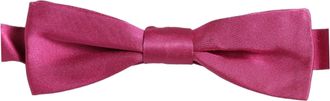 Dolce & Gabbana Silk Bow Tie - Pink