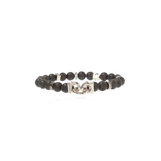 Ferragamo Bracelets, male, Black, Size: ONE SIZE Beads Bracelet