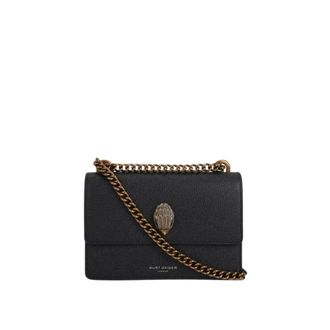 Kurt Geiger Dames, Tassen, Zwart, Maat: ONE Size Leer