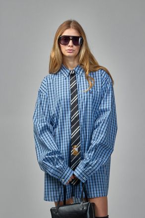 VETEMENTS Tie Shirt with Sewn-In Tie
