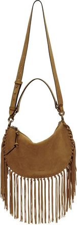 Isabel Marant Oskan Soft Zip - Dames - Schoudertassen - Bruin - ONE Size - Leer - Tassen