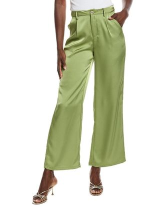 Gracia Satin Wide Leg Dress Pant