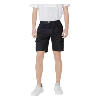 HUGO BOSS Hombre, Pantalones cortos, Negro, Talla: W33