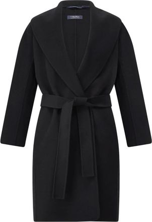 Max Mara Dames, Mantels, Zwart, Maat: XS Wol