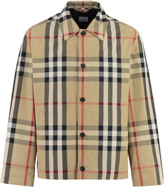 Burberry Beige Shirt Collar Jacket
