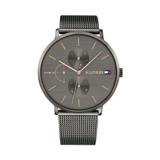 Tommy Hilfiger Jenna Horloge - Dames - Horloges - Grijs - ONE Size - Accessoires