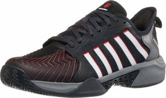 K-Swiss Mens Pickleball Supreme Shoes In Jet/steel/spicy