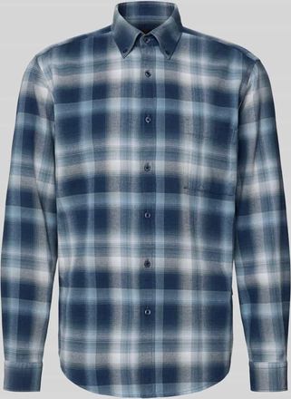 Boss Orange by Hugo Boss BOSS Orange Regular Fit Freizeithemd aus reiner Baumwolle Modell RICKERT_M in Marine, Größe XXXL