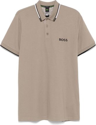HUGO BOSS Logo-embroidered Polo Shirt