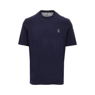 Brunello Cucinelli Jersey T-shirt with logo Man XL