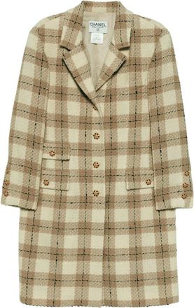 Chanel Cappotto in tweed 1996 - Toni neutri
