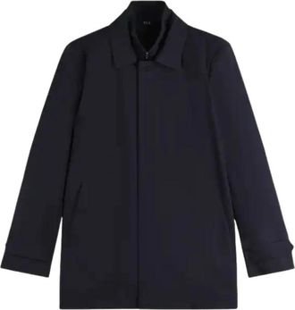 Fay Travel Morning Coat - Heren - Mantel - Blauw - XL - Nylon - Jassen