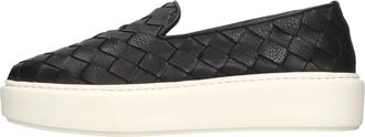 Henderson Lage schoenen - Dames - Loafers - Zwart - 38 1/2 EU - Leer - Schoenen