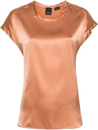 Pinko Mujer, Blusas y Camisas, Marrón, Talla: S