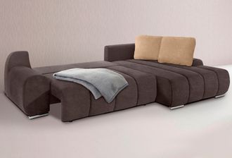 Inosign Ecksofa »Bono L-Form« wahlweise mit Bettfunktion