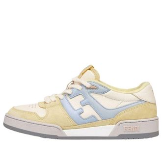 Fendi (WMNS) FENDI Match Low Top Pastel Yellow Blue 8E8252AI1NF1H1F