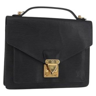 Louis Vuitton Pre-owned Handbags, female, Black, Size: ONE SIZE Pre-owned Epi Leather Hand Bag