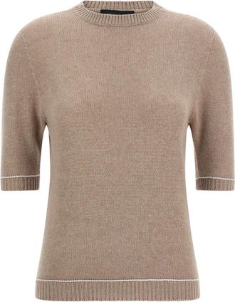 Fabiana Filippi Mujer, Jerseys, Beige, Talla: M