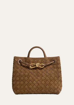 Bottega Veneta Andiamo Medium Top-Handle Bag in Suede