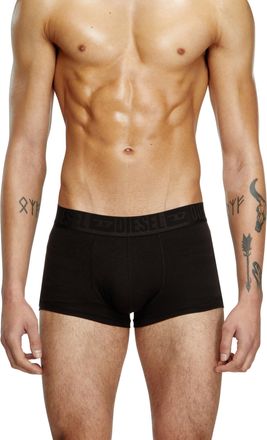 Diesel Three-pack plain boxer briefs - Trunks - Man - Black