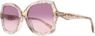 Coach Gradient Purple Pink Butterfly Ladies Sunglasses HC8410U 58947W 56