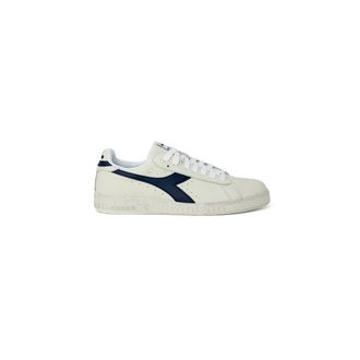 Diadora Blue Synthetic Leather Mens Sneaker