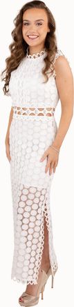 BeReal Donna White Sleeveless Dress