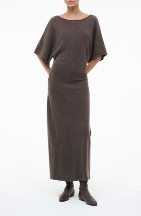 Staud Amelie Wool Blend Sweater Dress in Canyon at Nordstrom, Size X-Small