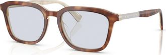 Brunello Cucinelli 53mm Rectangle optical glasses in Brown at Nordstrom