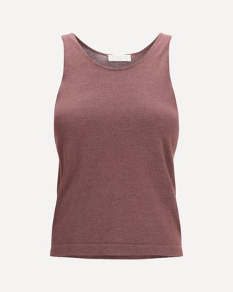 Brunello Cucinelli Sparkling knit Tank Top Female M
