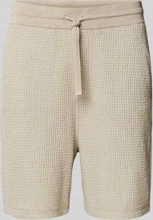 Boss Orange by Hugo Boss BOSS Orange Straight Leg Shorts mit Tunnelzug Modell Amoffle in Sand, Gr&ouml;&szlig;e S